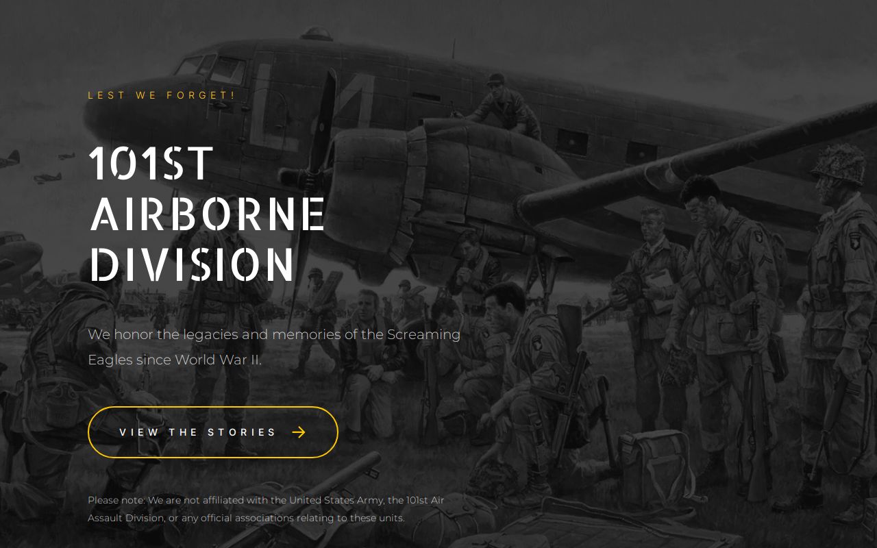 101 Division 101st Airborne : Screaming Eagles Legacies